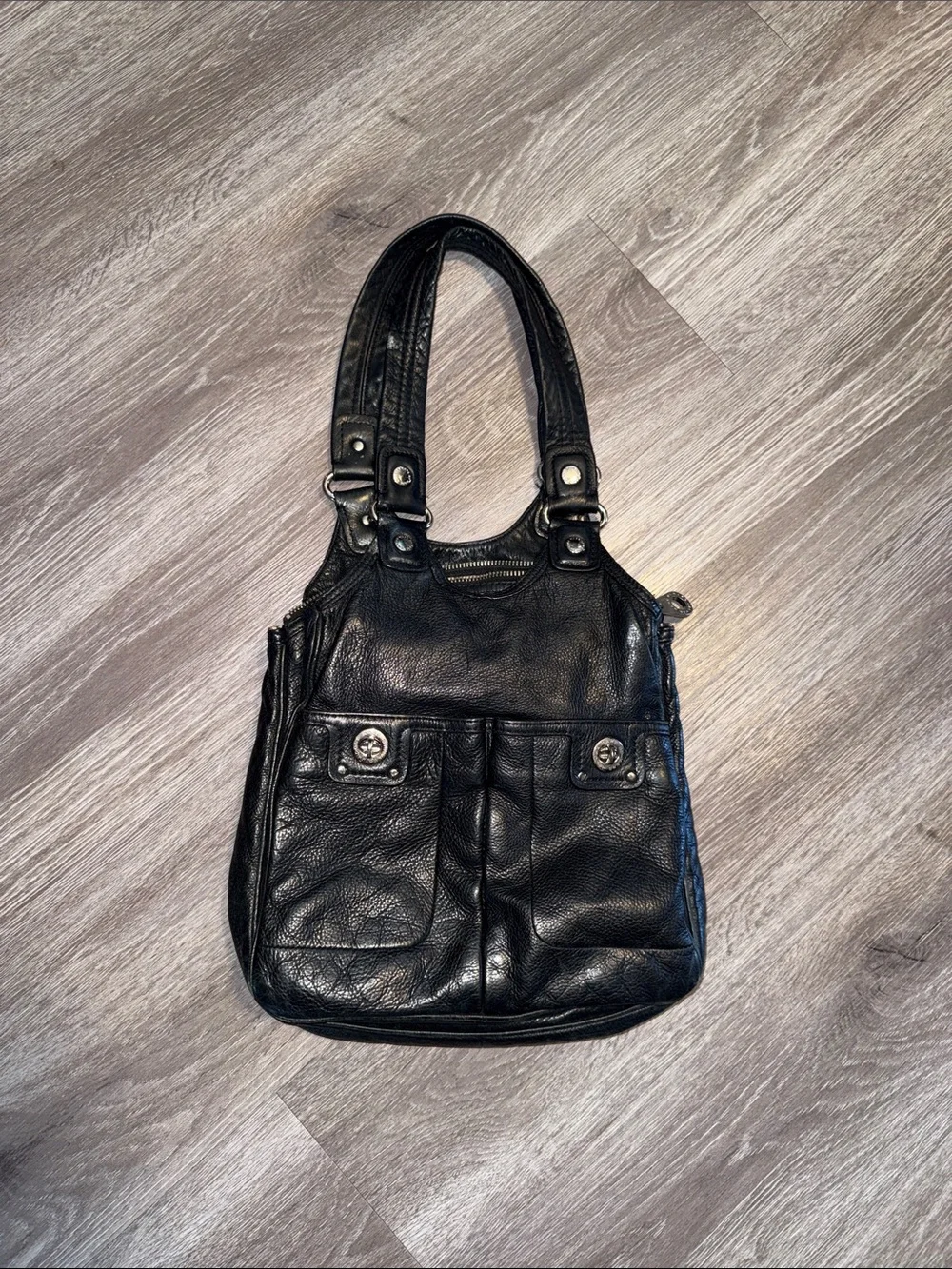 Marc By Marc Jacobs Classic Black Leather Shoulder Bag